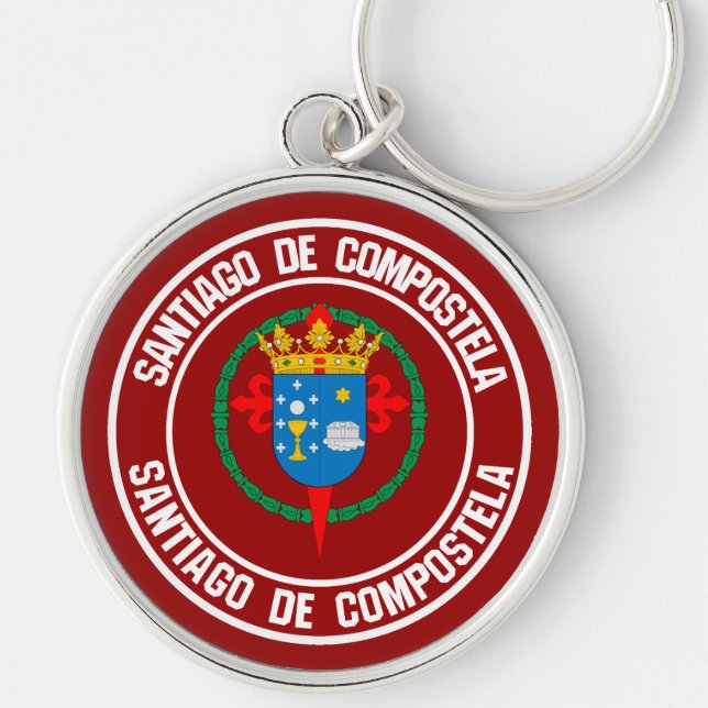 Llavero Santiago de Compostela Ronda Emblem (Frente)