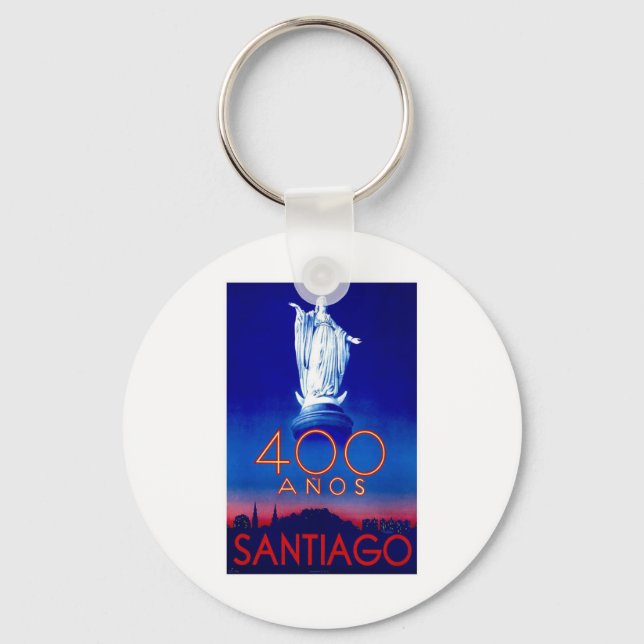 Llavero Santiago Vintage (Anverso)