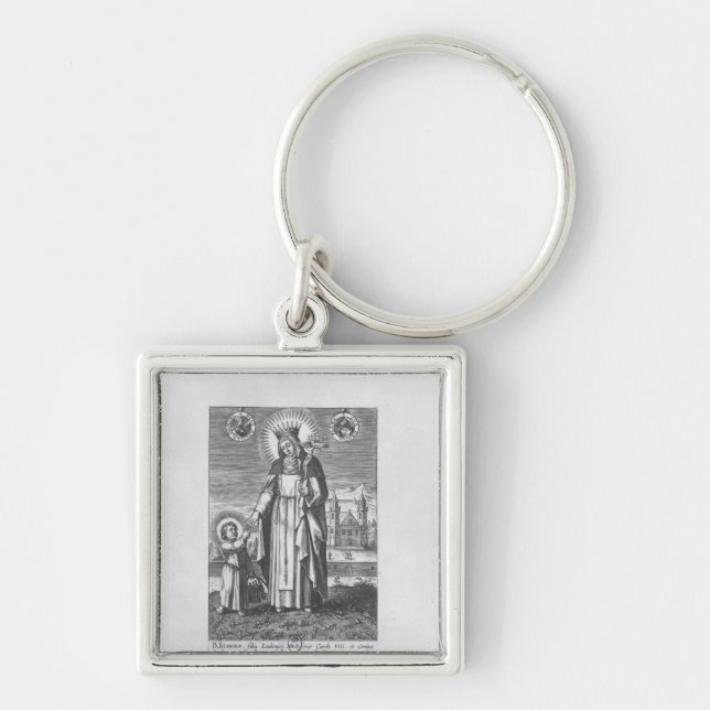 Llavero Santo Joan de Francia y de Valois (Frente)