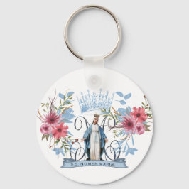 Llavero Santo nombre de María Virgen Religiosa Madre Flora