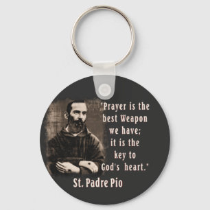 Llavero Santo Padre Pío Católico A-092721