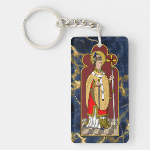 Llavero Santo Tomás Becket con Espada (M 033; Coloreado)