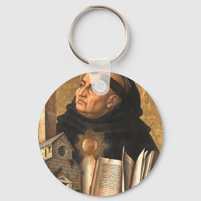 Llavero Santo Tomás de Aquinas (Anverso)