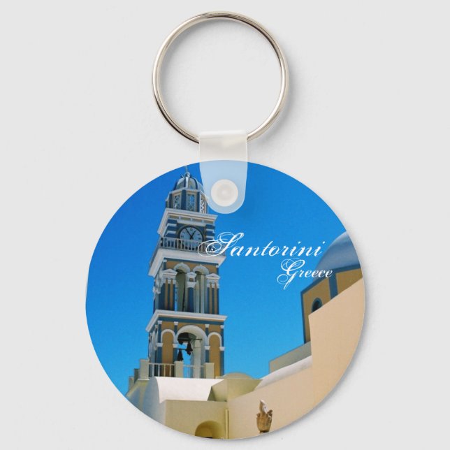 Llavero Santorini, Grecia Keychain (Anverso)