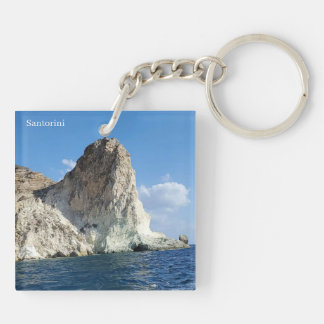 Llavero Santorini Greece Souvenir Acrylic Keychain