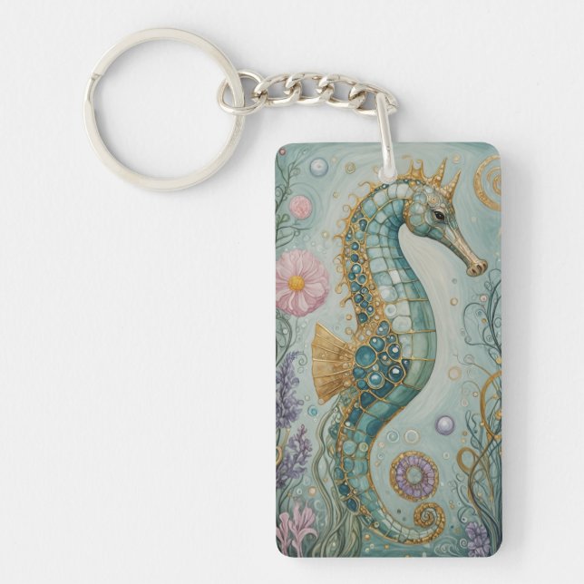 Llavero Santuario Shimmering Seahorse (Frente)