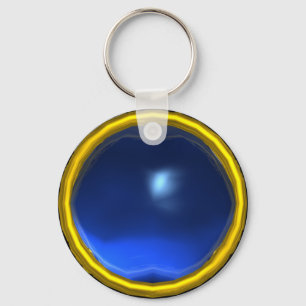 LLAVERO SAPPHIRE AZUL MÁGICO PIEDRA