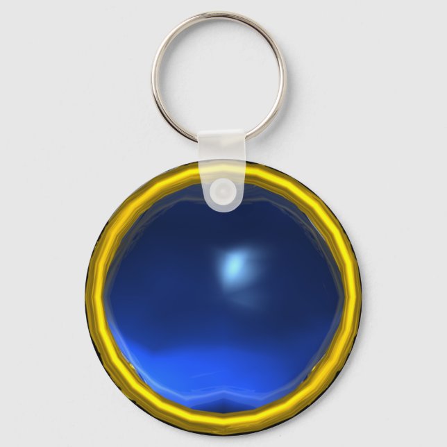 LLAVERO SAPPHIRE AZUL MÁGICO PIEDRA (Anverso)