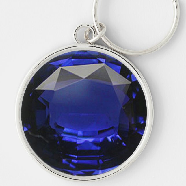 Llavero Sapphire Gemstone Blue (Frente)