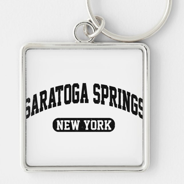 Llavero Saratoga Springs Nueva York (Frente)