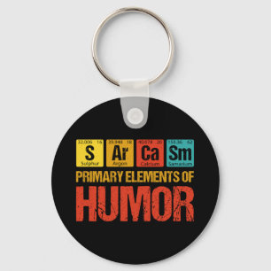 Llavero Sarcasmo Elementos primarios del humor