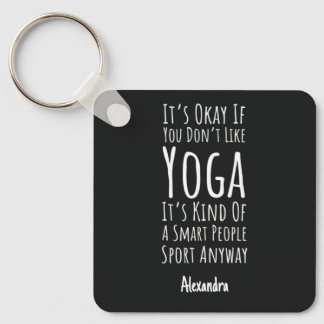 Llavero Sarcastic Personalized Yogi Gifts For Yoga Lover