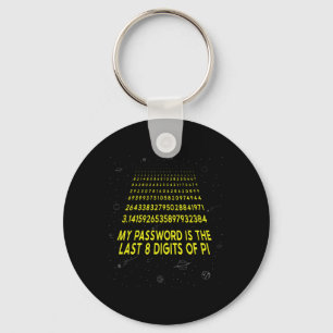 Llavero Sarcástico De Pi Day Mi Palabra Es Los Últimos 8 D