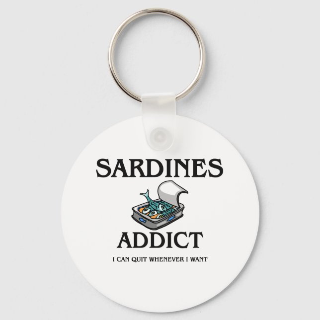 Llavero Sardines Addict (Anverso)