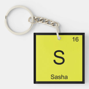 Llavero Sasha Nombre Química Elemento Tabla Periódica