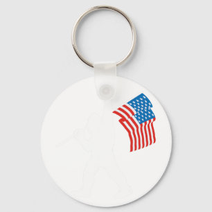 Llavero Sasquatch Divertido Rock And Roll Bandera De Estad