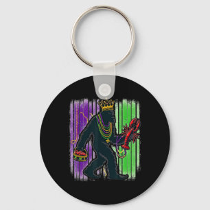 Llavero Sasquatch Mardi Gras Bigfoot Funny Hombres Niños C