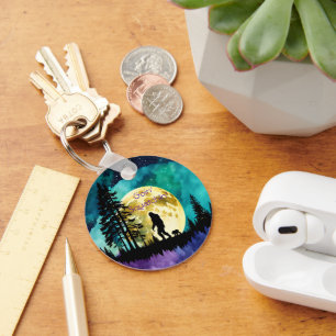 Llavero Sasquatch y Oso en la montaña *personalizar*