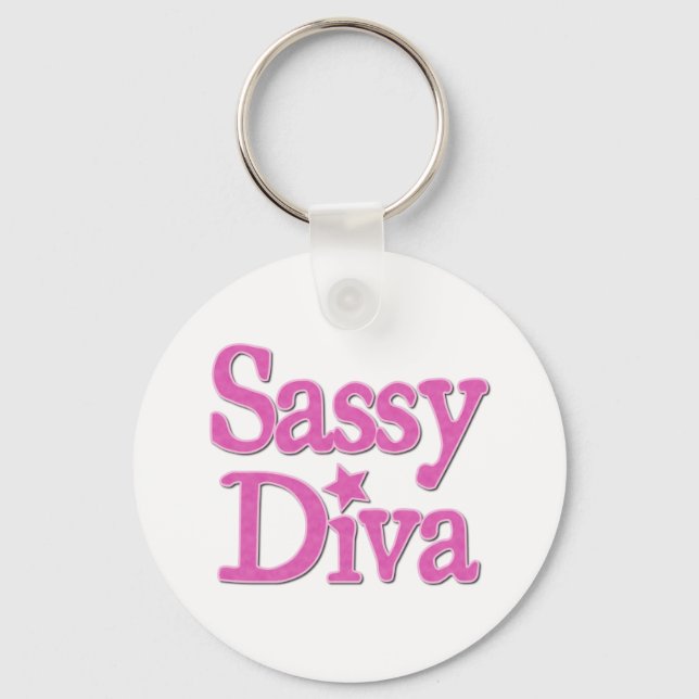 Llavero Sassy Diva (Anverso)