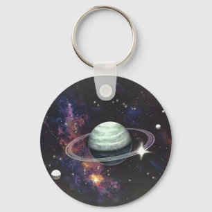 Llavero Saturno con anillos