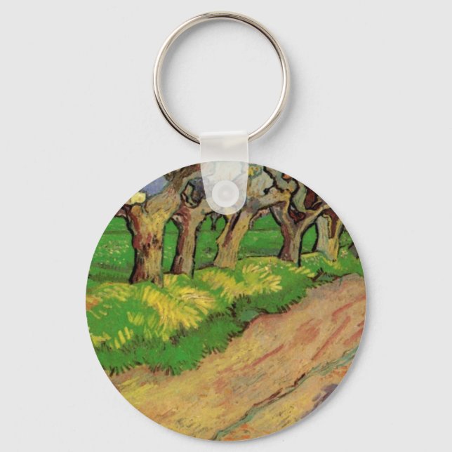 Llavero Sauces Pollard de Vincent van Gogh (Anverso)
