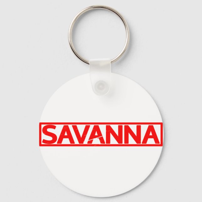 Llavero Savanna Stamp (Anverso)