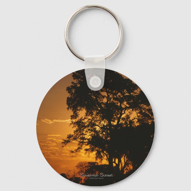 Llavero Savannah Sunset Keychain (Anverso)