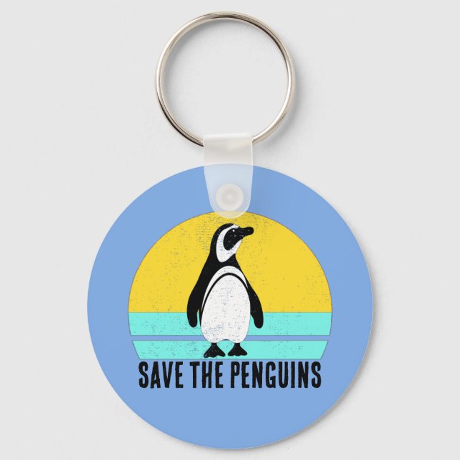 Llavero Save The Penguins (Anverso)