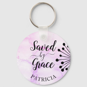 Llavero Saved by Grace Keychain