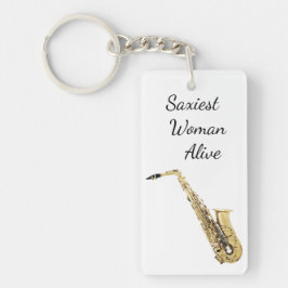Llavero Saxiest Saxophone Keychain
