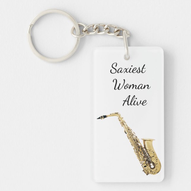 Llavero Saxiest Saxophone Keychain (Frente)