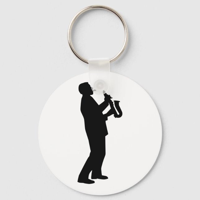 Llavero Saxophone player saxophonist (Anverso)