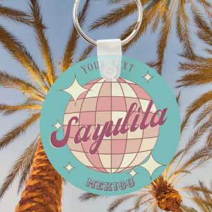 Llavero Sayulita México Fiesta retro vintage