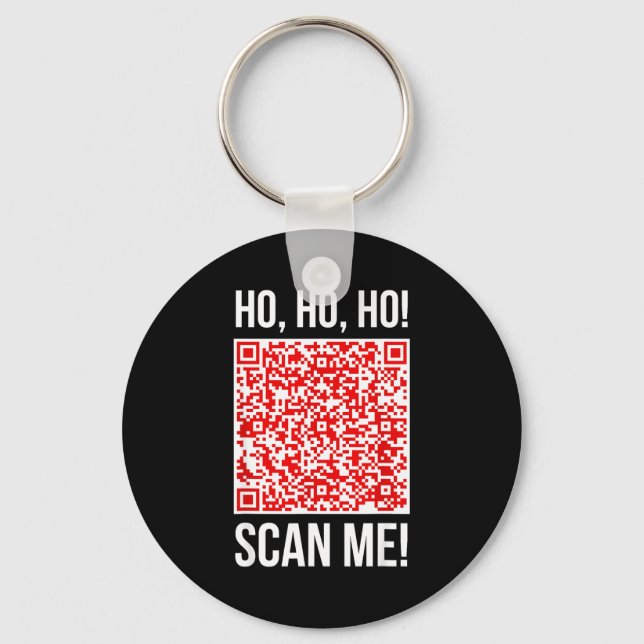 Llavero Scan Me! Qr Scan Me Joke Funny Santa Merry Christm (Anverso)