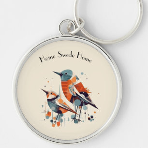 Llavero Scandi Aviary Duet, personalizado