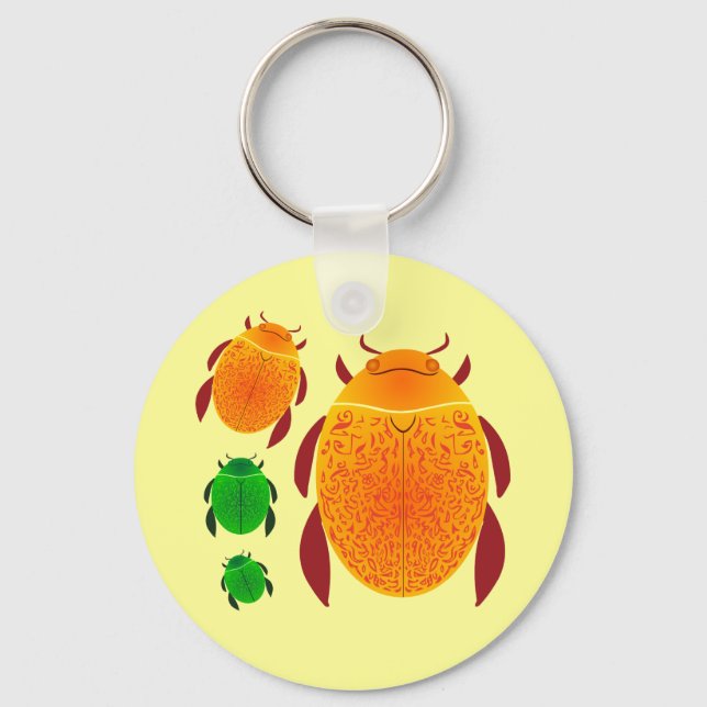 Llavero Scarab Beetle (Anverso)