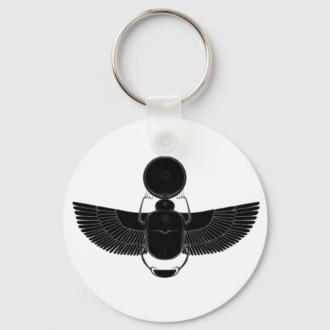 Llavero Scarab blanco y negro (Anverso)