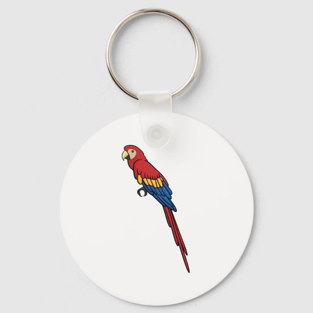 Llavero Scarlet Macaw (Anverso)