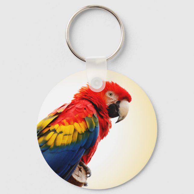 Llavero Scarlet Macaw (Anverso)