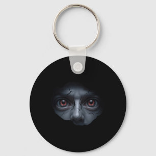 Llavero Scary Face Peeking - Gracioso horror de ilusión es