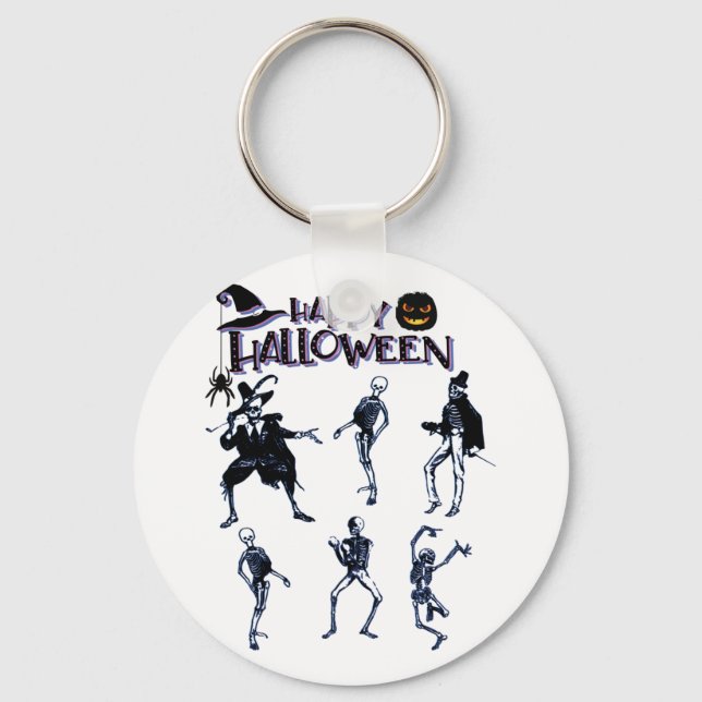 Llavero Scary Skeletons Party (Anverso)