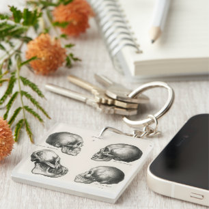 Llavero Schinz de Visser Human Monkey & Ape Skulls