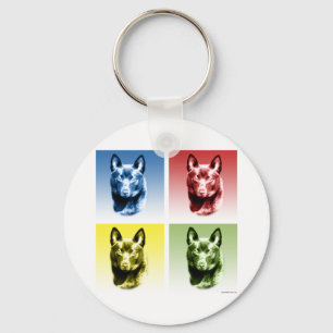 Llavero Schipperke Pop Art