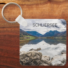 Llavero Schliersee Bavaria Lake Germany Panorama Souvenir