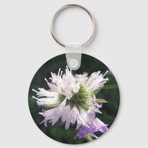 Llavero Schlüsselanhänger lila Wildblüte