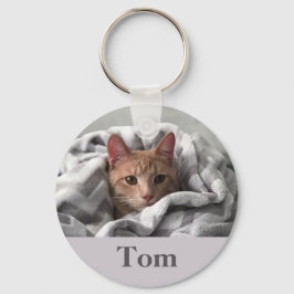 Llavero Schlüsselanhänger mit dem Foto deiner Katzen