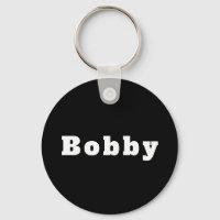 Schlüsselanhänger mit Namen Bobby