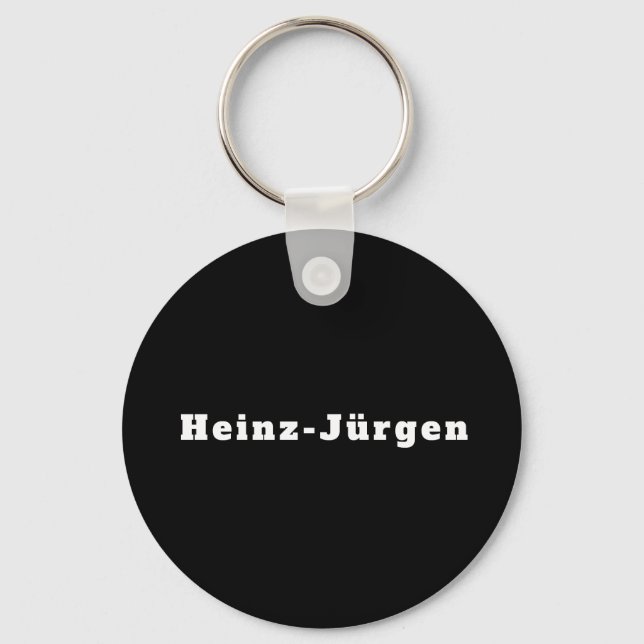 Llavero Schlüsselanhänger mit Namen Heinz-Jürgen (Anverso)
