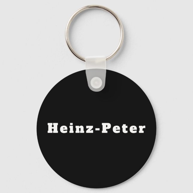 Llavero Schlüsselanhänger mit Namen Heinz-Peter (Anverso)