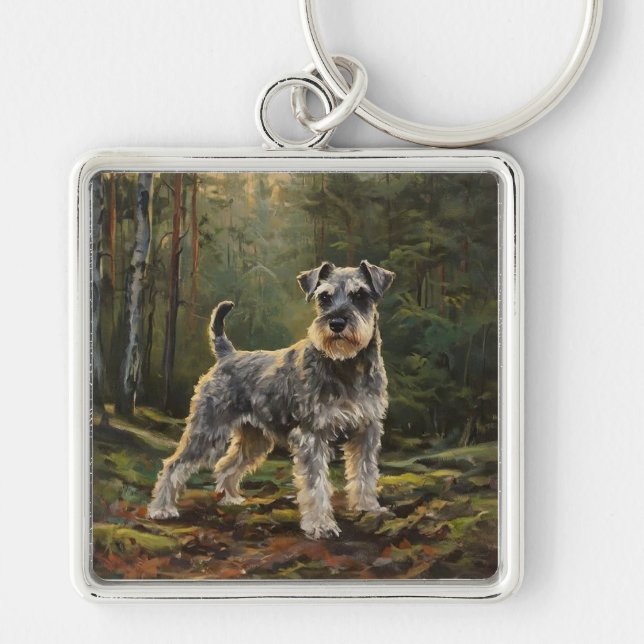 Llavero Schnauzer  (Frente)